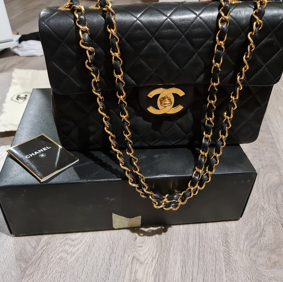 CHANEL Bags Vintage Chanel Jumbo Xl Poshmark